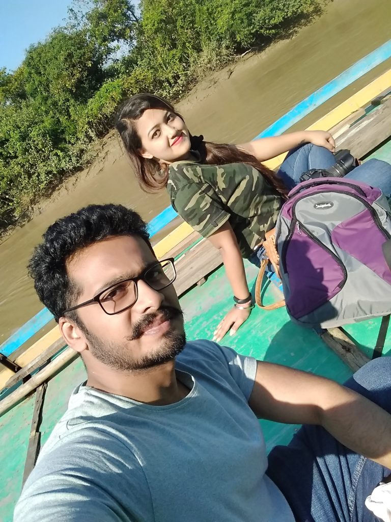 Me & My Husband In Bhitarkanika